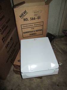 lot 76 image: (3) Combination Dispensers for Handifold & Selfold towels