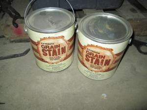 lot 78 image: (2) Gallon AG-8318 Fudge Exterior Grain Stain