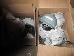lot 96 image: (2) Boxes of type I Protective helmets