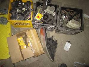 lot 108 image: Huge Assortment of misc automotive parts, accessories, hardware and supplies