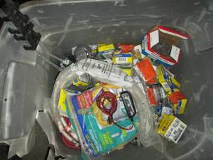 lot 118 image: Assortment of plumbing and electrical supplies and accessories