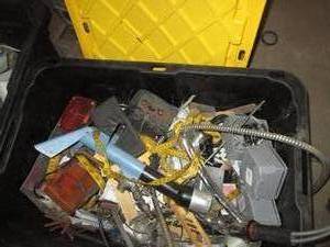 lot 130 image: Plumbing and electrical tools, accessories and supplies plus more