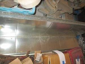 lot 225 image: Bundle of metal ductwork sheeting