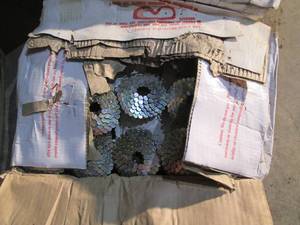 lot 258 image: Case of coil roofing nails...
