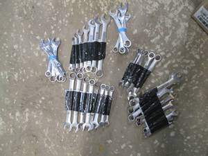 lot 25 image: Large assortment of Craftsman and other brand SAE & Metric wrench sets
