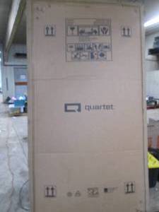 lot 43 image: Massive 4ft8ft white board in box