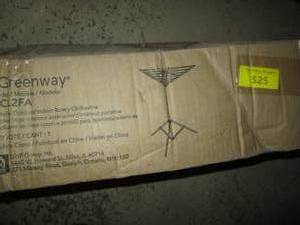 lot 163 image: Portable outdoor rotary clothesline...