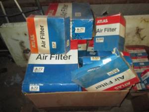 lot 281 image: Massive lot of assorted Atlas Automotive Air Filters