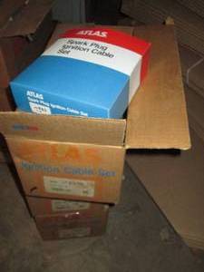 lot 288 image: 3-Open case lot of Assorted Atlas Ignition Cable Sets