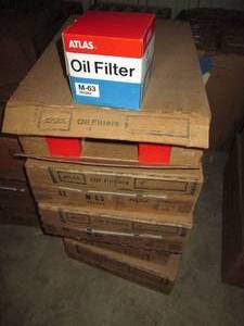 lot 293 image: Multiple case lot of Atlas Oil Filters M-63