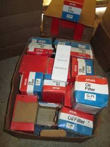 lot 307 image: Multiple case lot of Assorted Atlas Oil Filters G-71, G-74, G-69 and more