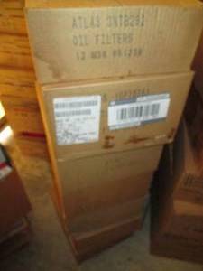 lot 310 image: 7-case lot of assorted Atlas Oil Filters M-36, G-74, F-19