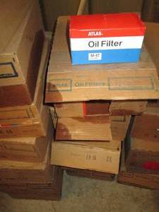 lot 312 image: 5-case lot of Atlas Oil Filters M-47