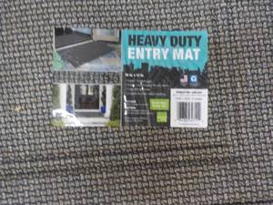 Heavy Duty Entry Mat 30 x 47- backing has some damage as shown does not affect function