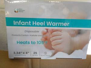 4 x 25 Infant Heel Warmers from Future Generation Medical - good for all ages