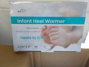 4 x 25 Infant Heel Warmers from Future Generation Medical - good for all ages
