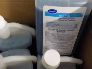 Diversey Virex II 256 Germicidal Disinfectant and Deodorant 12 qts.  2 cases
