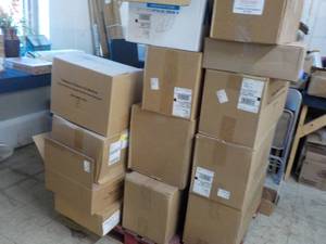 3 pallets of Zyn Advertising Displays, 2 ft Backlit Shelf Talker Holders and more please bring proper vehicle for pick up
