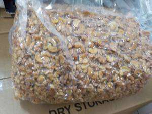 12 12 lb. Bag Honey Roasted Cashews Halves and Pcs