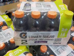 12 pack Gatorade Lower Sugar Grape Flavored