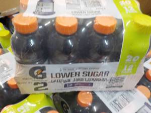 12 pack Gatorade Lower Sugar Grape Flavored