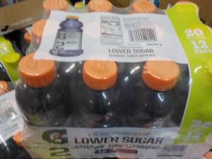 12 pack Gatorade Lower Sugar Grape Flavored