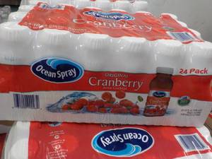 24 pack Ocean Spray Cranberry Juice- 10 oz bottles