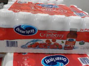 24 pack Ocean Spray Cranberry Juice- 10 oz bottles