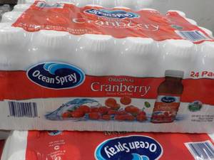 24 pack Ocean Spray Cranberry Juice- 10 oz bottles