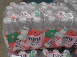 24 pack 16 oz Bottles Hint Water Infused with Watermelon Essence