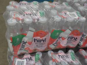 24 pack 16 oz Bottles Hint Water Infused with Watermelon Essence