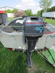 1988 16 Grumman Boat With Trailer