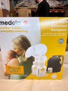 lot 28 image: MSRP $800  NEW SECURITY SEALED Medela Pump In Style� Advanced Portable Double Electric Breast Pumps with Backpack