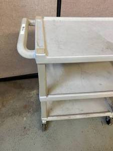 lot 74 image: PSS Select 3-Shelf Multipurpose Service Utility Cart - In Good Condition Needs Clean Up