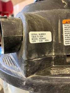 lot 126 image: Husky HV04000 Stainless Steel Wet Dry Vacuum - In Good Condition