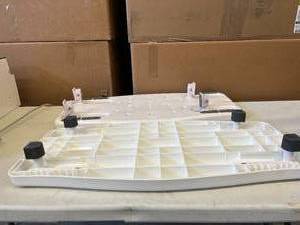 lot 128 image: Lot of 2 Portable Shower Bath Bench Seats - In Great Condition