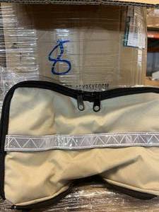 lot 38 image: 8 Cases (100 each per case) NEW Padded Circuit and Accessory Cases - Tan