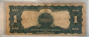 1899 United States $1 Black Eagle Bill (amazing shape for 125 year old bill)