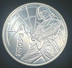 1oz .999 Silver Darth Vader Round