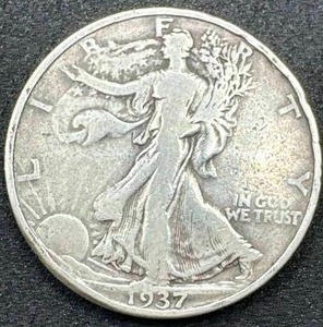 1937 Walking Liberty Half Dollar