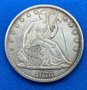 1876 Seated Liberty Half Dollar