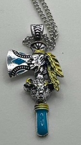 Turquoise Hatchet Necklace
