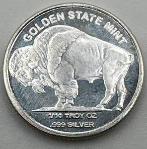 Bison  Sioux .999 Silver 110oz Round