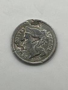 1865 Three Cent Nickel