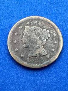 1852 Large Cent Penny