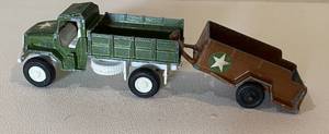 lot 49 image: TootsieToy Deuces and 12 Diecast 1970s Truck and Trailer Vintage Toy