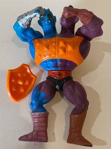 lot 16 image: Two Bad He-Man Masters of the Universe Vintage Toy Figurine