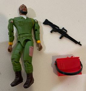 lot 66 image: 1983 A-Team Mr. T Galoob B.A. Barcus with accessories Vintage Toy Figurine