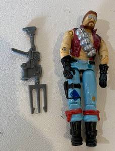 lot 54 image: GI Joe Monkeywrench with weapon 1986 Vintage Toy