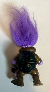 lot 25A image: Donatello TMNT Troll Doll Action Figure Teenage Mutant Ninja Turtles Vintage Toys
